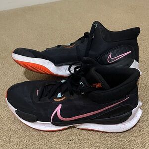 Nike Black and Orange basketball shoes. Men’s size 15. Excellent condition